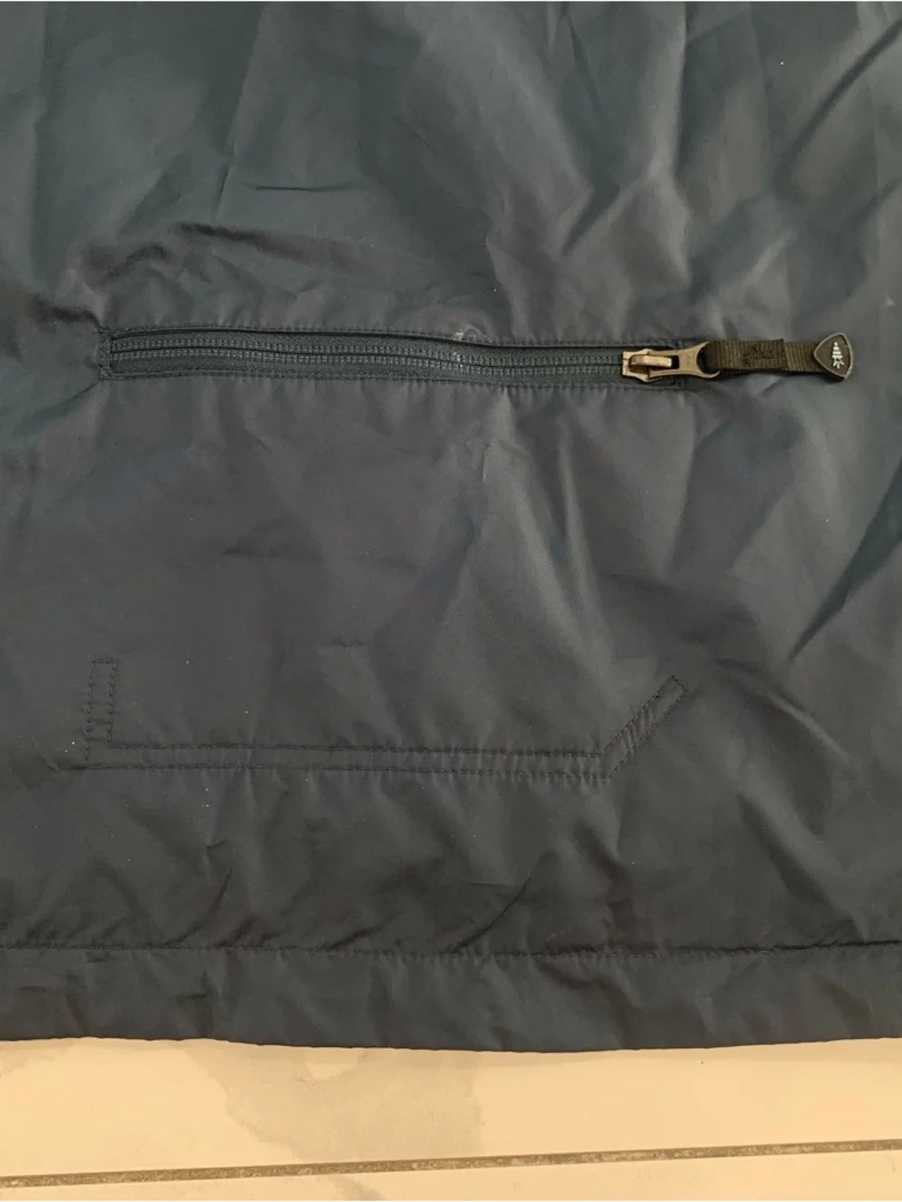 Vtg Nike ACG Vest Mens Medium Blue Navy Reversible Clima Layer 3 Fit Oudoor Y2K